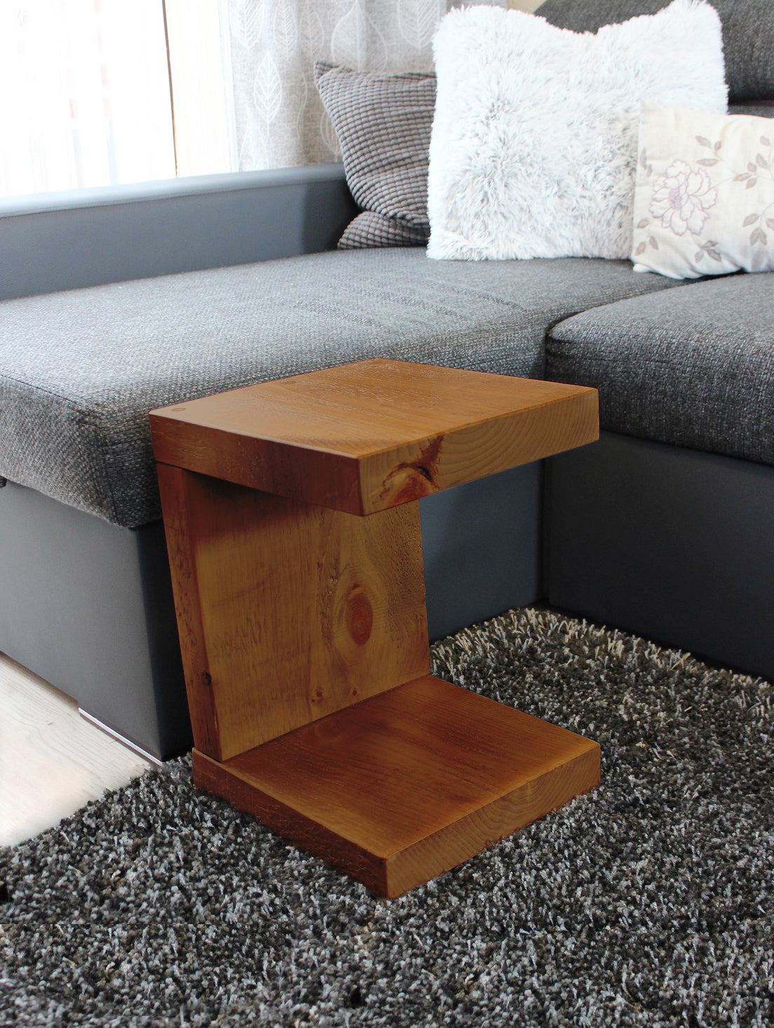 Rustic Industrial, Wooden Stool, Decorative Stool, Plant Stand - Available in Many Colours!