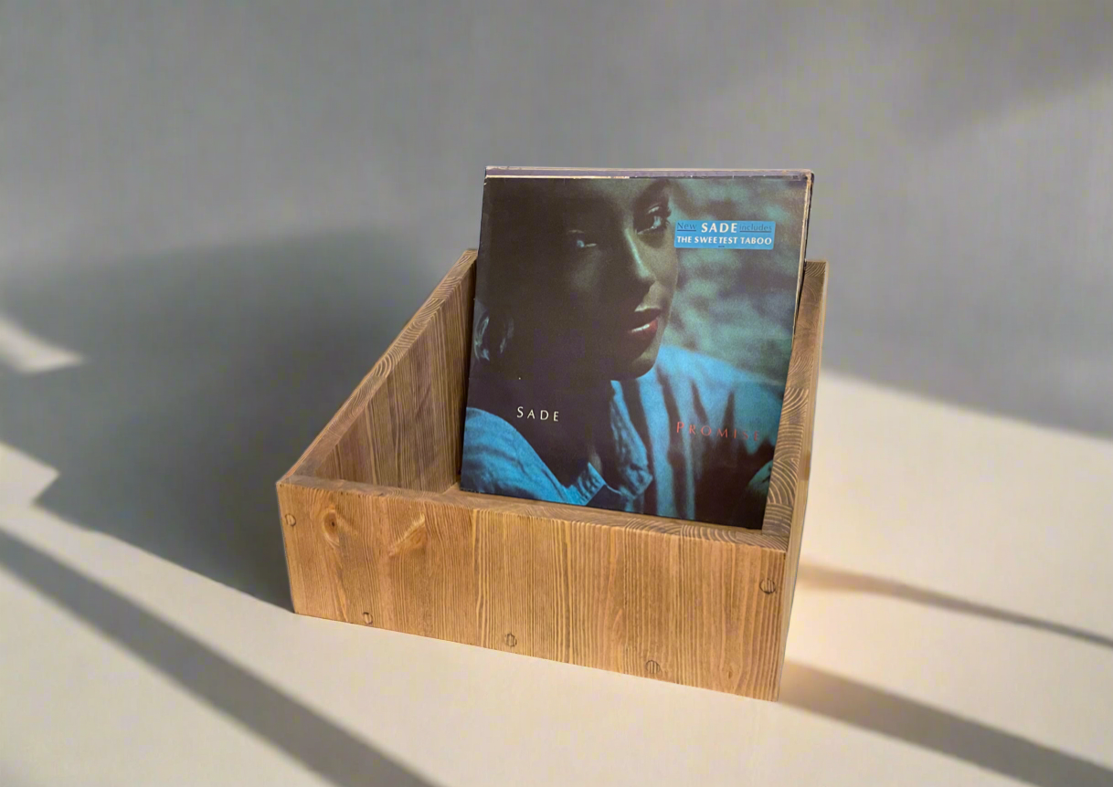 Handcrafted with Solid Wood, Vinyl Record Storage and Record Storage Box - Available In Many Colours