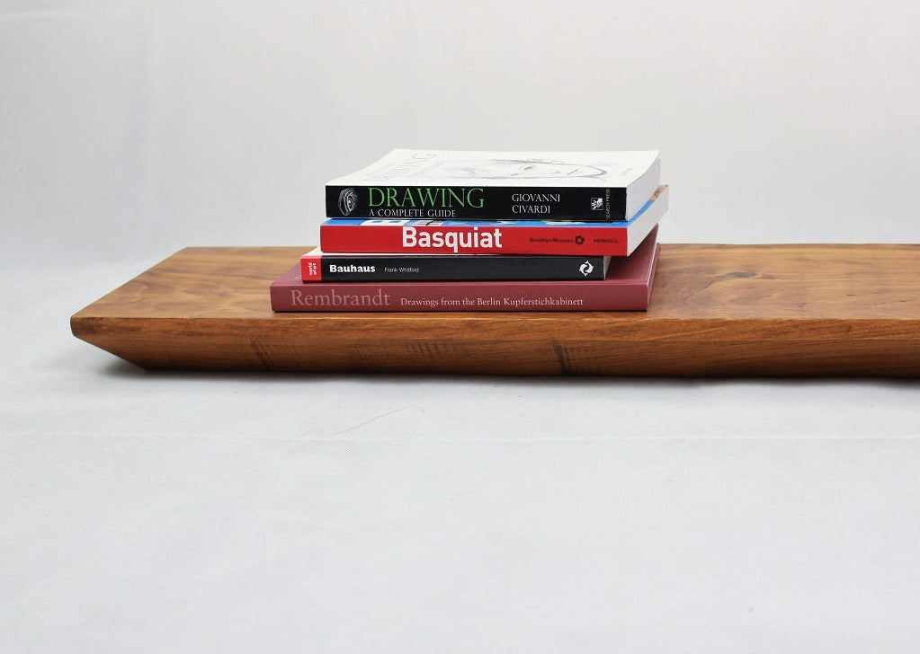 Rustic Industrial Shelf, Floating Wooden Wall Bookcase, Wall Decoration - Available in Many Colours!
