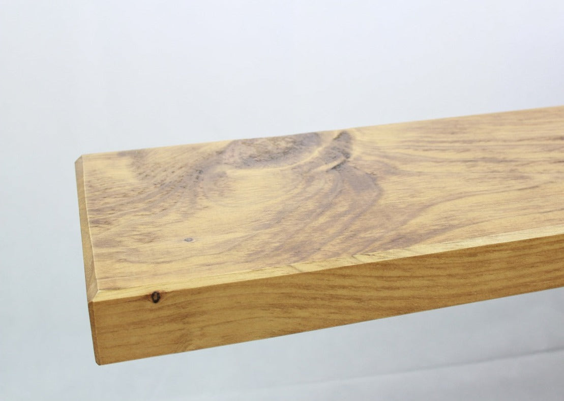 Rustic Industrial Shelf, Floating Wooden Wall Bookcase, Wall Decoration - Available in Many Colours!