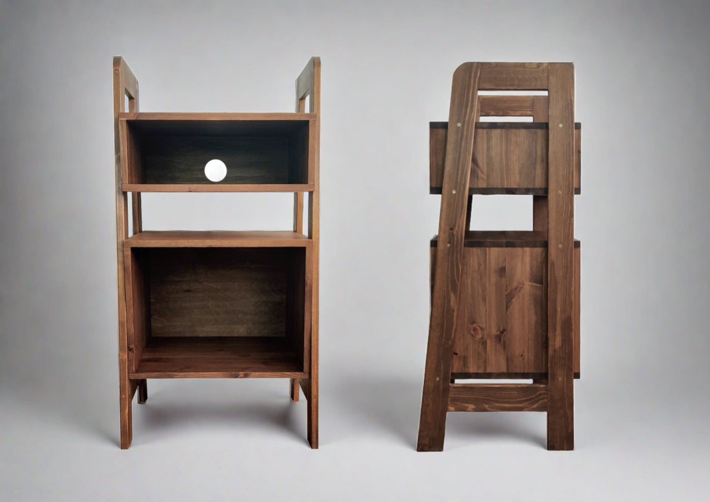 Record Player Stand, Vinyl LP Record Storage, Mid-Century Hifi Rack, Turntable Unit, Vinyl Storage Furniture - Many Colours Available!