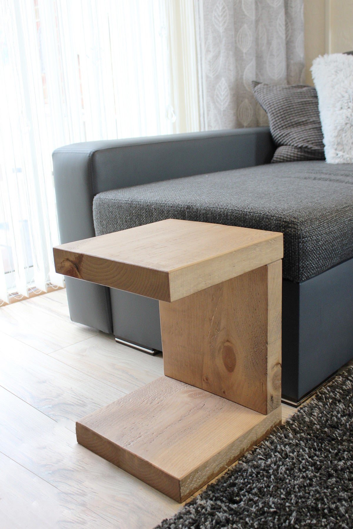 Rustic Industrial, Wooden Stool, Decorative Stool, Plant Stand - Available in Many Colours!