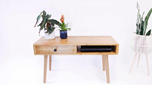 Rustic / Industrial TV Stand, Sideboard, TV Console Table, Tv Cabinet - Accent Table, Solid Wood - Available in Many Colours!