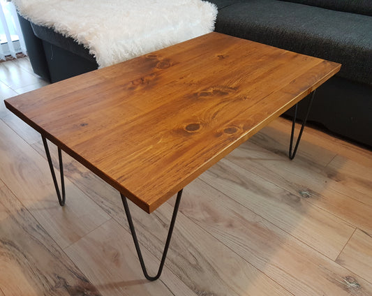 Low Coffee Table, Cocktail - Tea Table, Side Table made with Solid Wood COLOUR FURNITURE