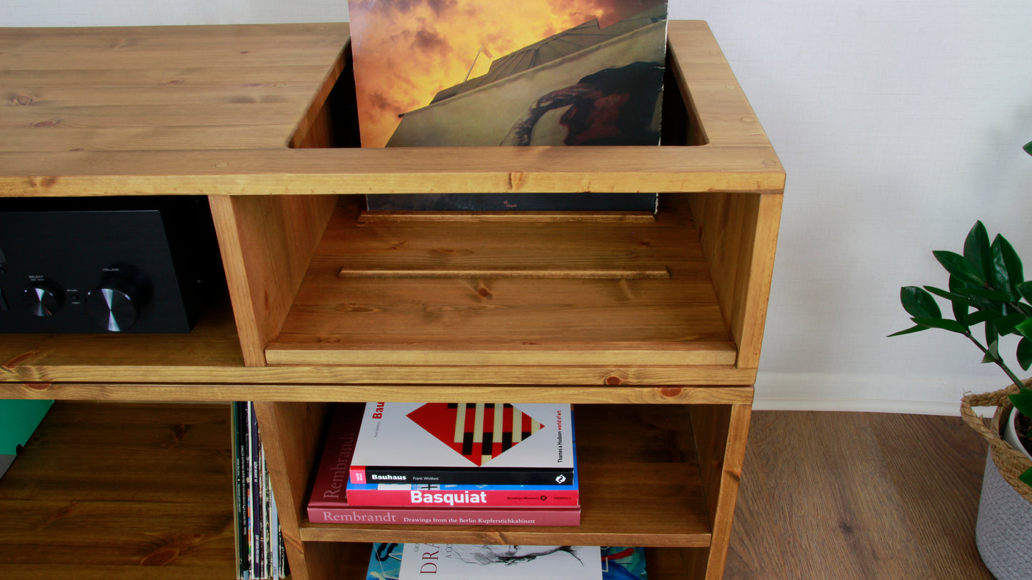 Record player storage unit, Large Entertainment Cabinet / AMP Stand with storage space COLOUR FURNITURE