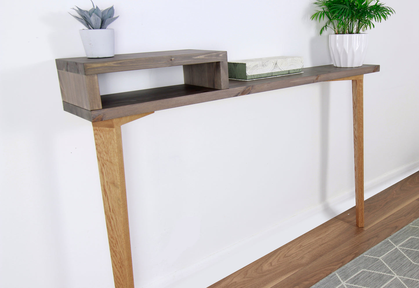 Hallway Console Table, Sideboard Table made with Solid Oak Legs COLOUR FURNITURE