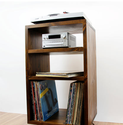 Record Player Stand, Vinyl LP Record Storage, Hifi Rack, Turntable Unit, Vinyl Storage Furniture - Many Colours Available!