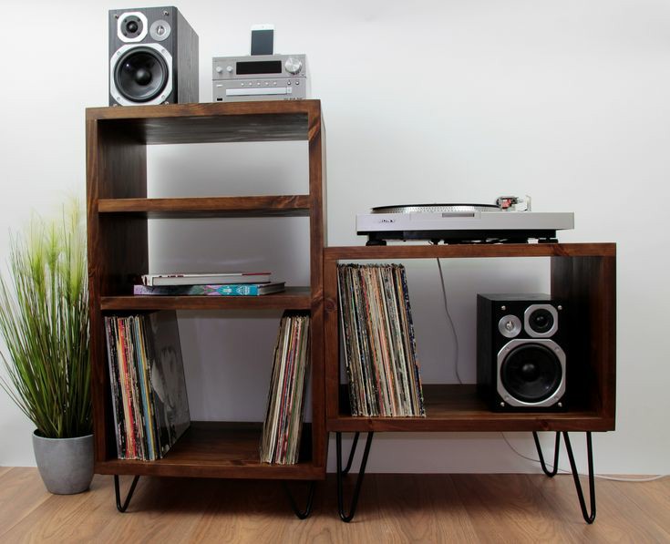 Record player storage unit, Large Entertainment Cabinet / Record player TV cabinet COLOUR FURNITURE