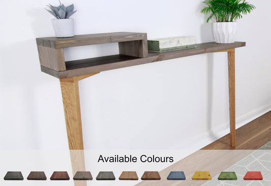 Hallway Console Table, Sideboard Table made with Solid Oak Legs COLOUR FURNITURE