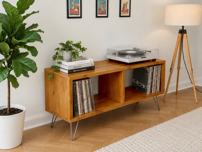 Record Player Stand, Vinyl LP Record Storage, Hifi Rack, Turntable Unit, Vinyl Storage Furniture - Many Colours Available!