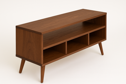 Wooden Multimedia Storage with Shelves | Handmade CD Storage Cabinet