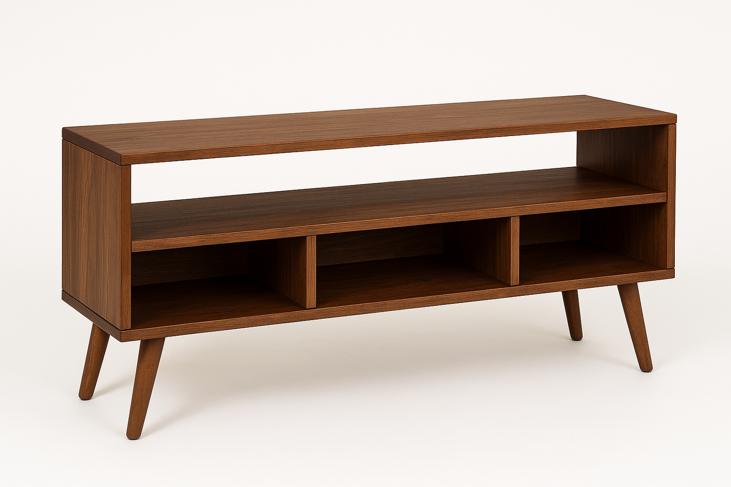 Wooden Multimedia Storage with Shelves | Handmade CD Storage Cabinet