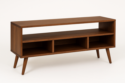 Wooden Multimedia Storage with Shelves | Handmade CD Storage Cabinet