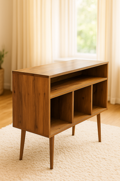 Record Player Stand, Vinyl LP Record Storage, Hifi Rack, Turntable Unit, Vinyl Storage Furniture - Many Colours Available!