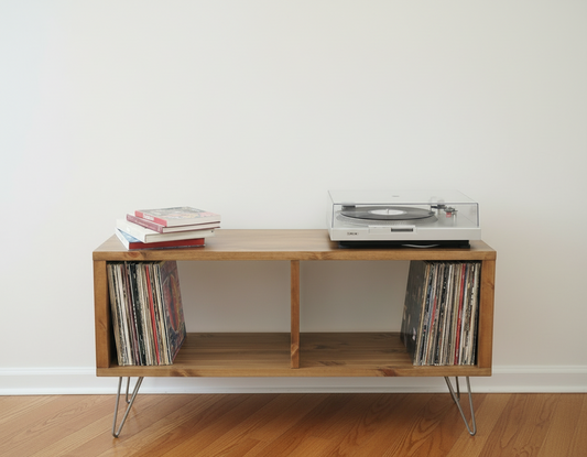 Record Player Stand, Vinyl LP Record Storage, Hifi Rack, Turntable Unit, Vinyl Storage Furniture - Many Colours Available!