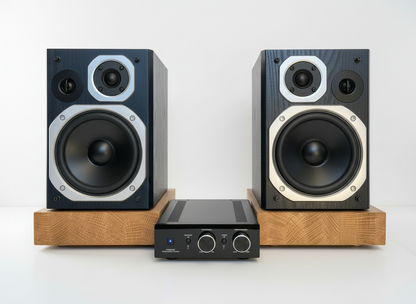 Pair of Solid Oak Studio Monitor Stand, Speaker Stand and Music Accessories