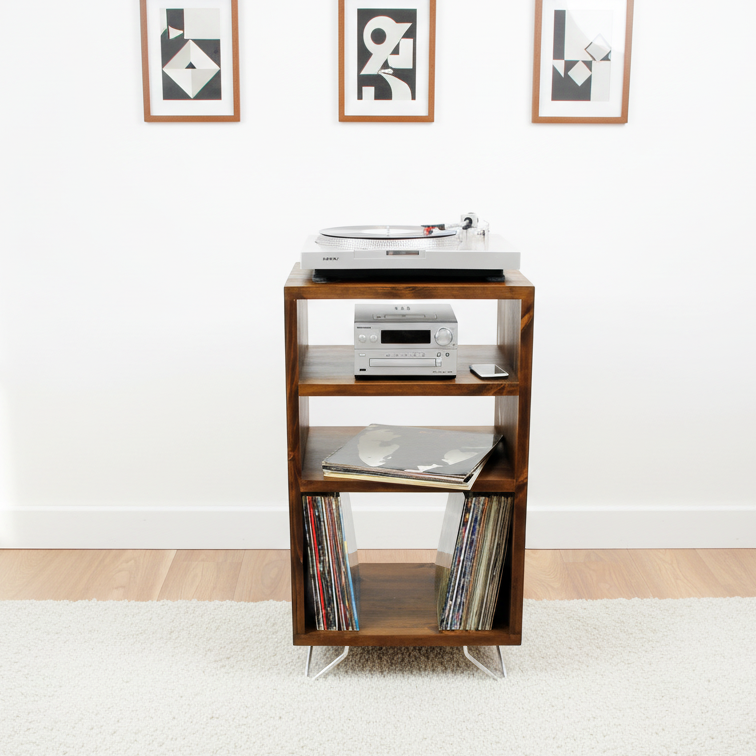 Tall Hi-Fi & Record Stand