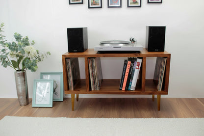 Record Player Stand, Vinyl LP Record Storage, Hifi Rack, Turntable Unit, Vinyl Storage Furniture - Many Colours Available!