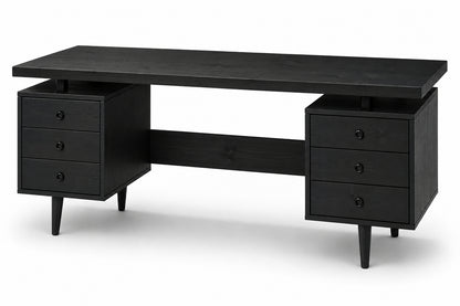 Custom Order - Large Desk in Black Finish