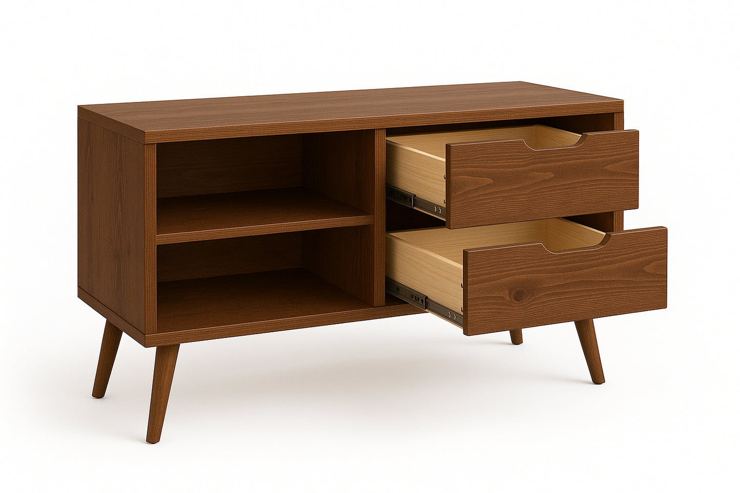 Wooden Multimedia Storage with Shelves | Handmade CD Storage Cabinet