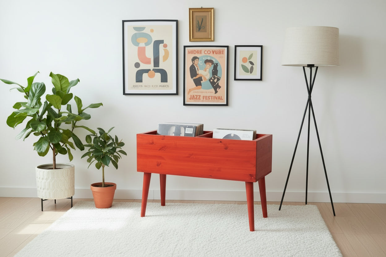 Vinyl LP Record Storage, Vinyl Storage Furniture - Many Colours Available!