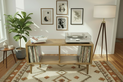 Record Player Stand, Vinyl LP Record Storage, Hifi Rack, Turntable Unit, Vinyl Storage Furniture - Many Colours Available!