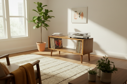 Record Player Stand, Vinyl LP Record Storage, Hifi Rack, Turntable Unit, Vinyl Storage Furniture - Many Colours Available!