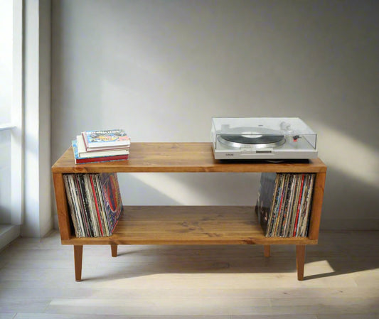 Record Player Stand, Vinyl LP Record Storage, Hifi Rack, Turntable Unit, Vinyl Storage Furniture - Many Colours Available!