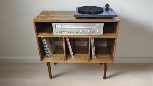 Record Player Stand, Vinyl LP Record Storage, Hifi Rack, Turntable Unit, Vinyl Storage Furniture - Many Colours Available!