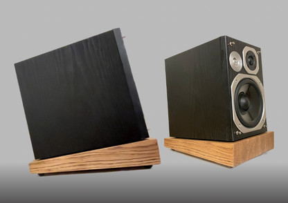 Pair of Solid Oak Studio Monitor Stand, Speaker Stand and Music Accessories