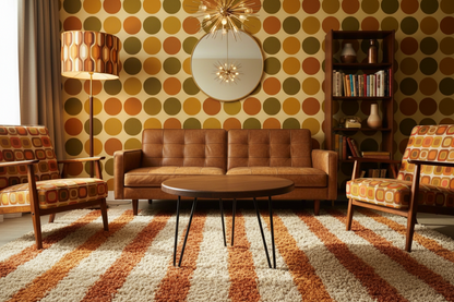 Round Low Tea & Coffee Table | Solid Wood Side Table