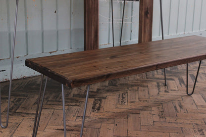 Wooden Dining Bench, Industrial Sitting Bench - Dining Room Accessories COLOUR FURNITURE 