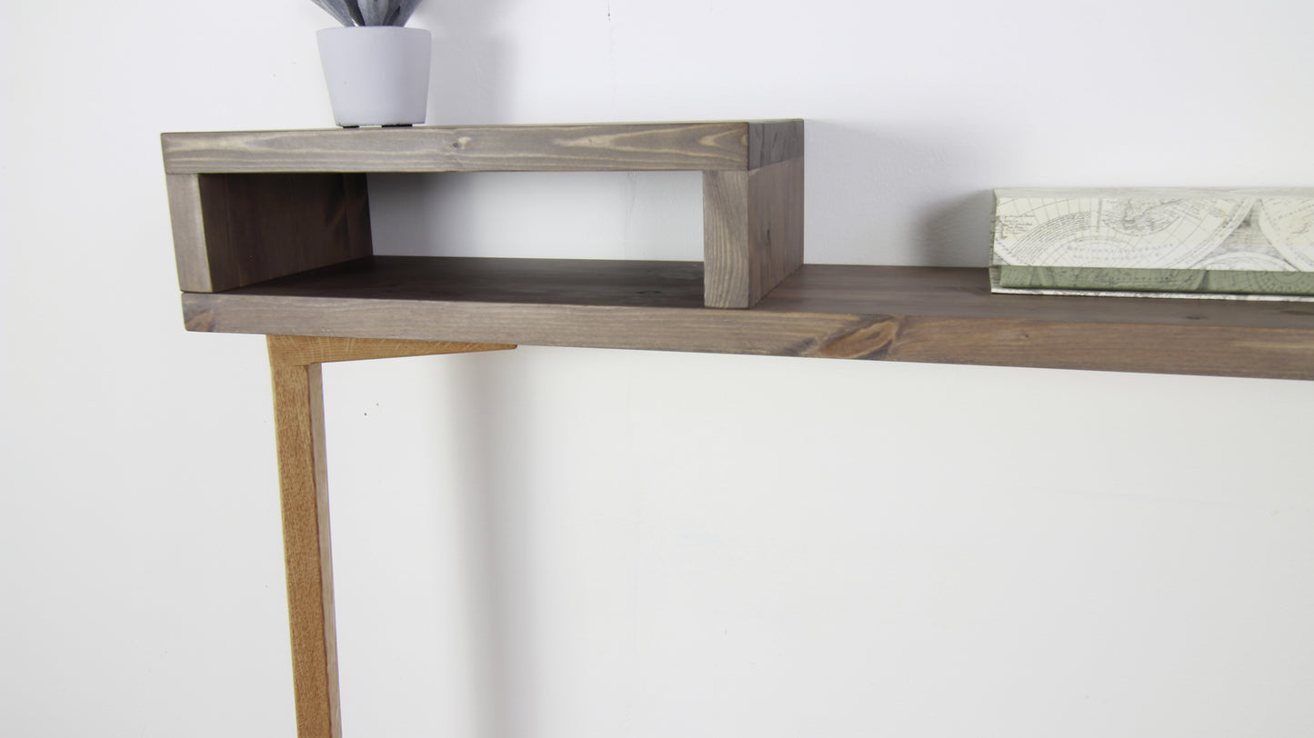 Hallway Console Table, Sideboard Table made with Solid Oak Legs COLOUR FURNITURE