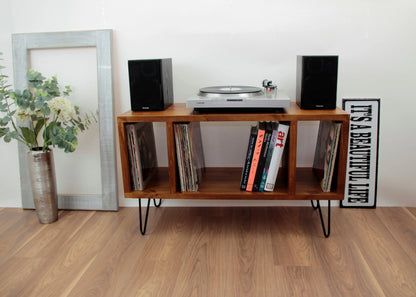 Minimalist Record Player Unit, Entertainment Cabinet, Vinyl Unit - Side Sections COLOURLIMITED